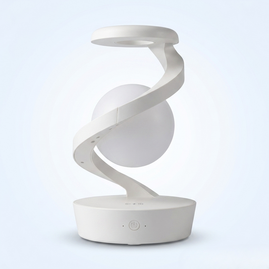 Spira Charge: Lámpara de Escritorio Rotativa.